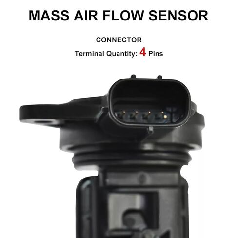 22204-75040 Mass Air Flow Sensor MAF Sensor Fits for Toyota Tacoma Highlander Sienna Camry Corolla C-HR, Replace 197500-0020, MAS0447, AF10658 in Kuwait