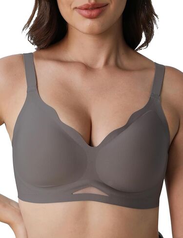 Tarbo جيلي حمالات الصدر اللاسلكية للنساء لا Underwire رفع البرازيلي التغطية الكاملة لينة الراحة سلس تي شيرت داعمة Bralette in Kuwait