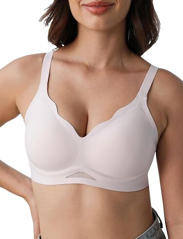 Tarbo جيلي حمالات الصدر اللاسلكية للنساء لا Underwire رفع البرازيلي التغطية الكاملة لينة الراحة سلس تي شيرت داعمة Bralette in Kuwait