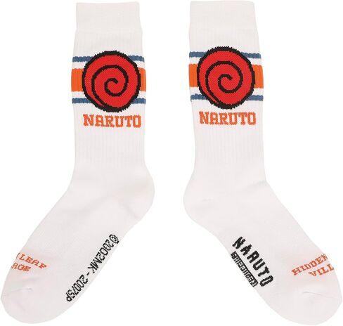 جوارب رياضية للرجال من Bioworld Naruto Uzumaki Clan Hidden Leaf Village in Saudi Arabia