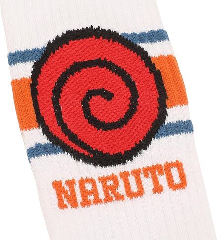 جوارب رياضية للرجال من Bioworld Naruto Uzumaki Clan Hidden Leaf Village in Saudi Arabia