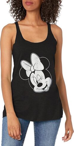 Disney Classic Mickey Minnie Wink Women's Racerback Tank Top in Saudi Arabia