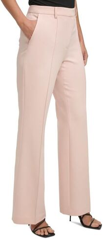 DKNY Women's Flare-Leg Pants (Pale Blush, 4) in Saudi Arabia
