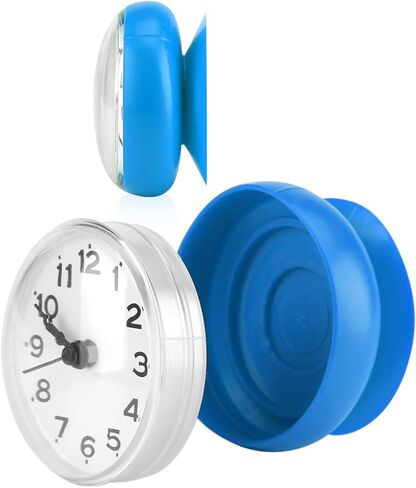 Bathroom Clock, Suction Wall Shower Clock with Traditional Pointer Type for Bathroom Pool Supplies in Saudi Arabia