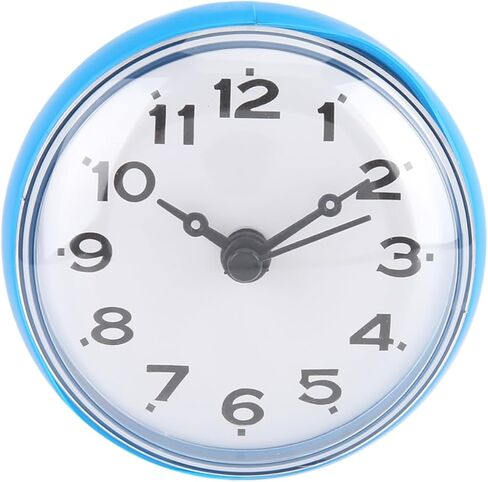 Bathroom Clock, Suction Wall Shower Clock with Traditional Pointer Type for Bathroom Pool Supplies in Saudi Arabia