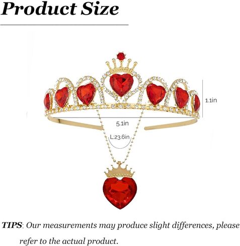 JAVARNV Heart Necklacs for Women Red Heat Necklace and Earrings Set Valentines Day Gifts for Her Valentines Day Necklace Red Necklaces Jewelry Gifts in Saudi Arabia