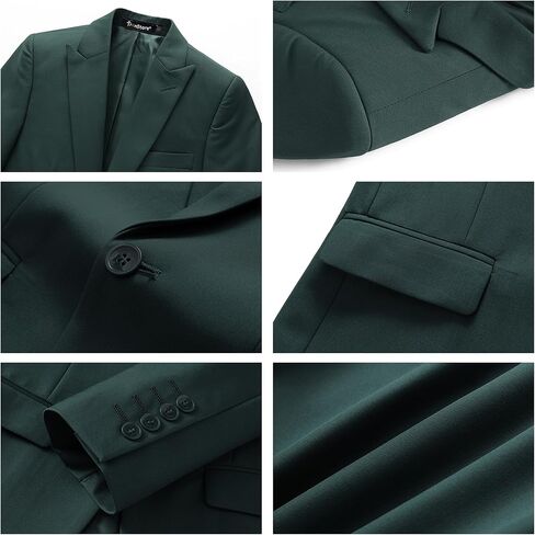TRONSTORE Boys Slim Fit Suit 5 Pieces Ring Bearer Outfit for Kids Teen Tuxedo Suit Set for Wedding Party in Saudi Arabia