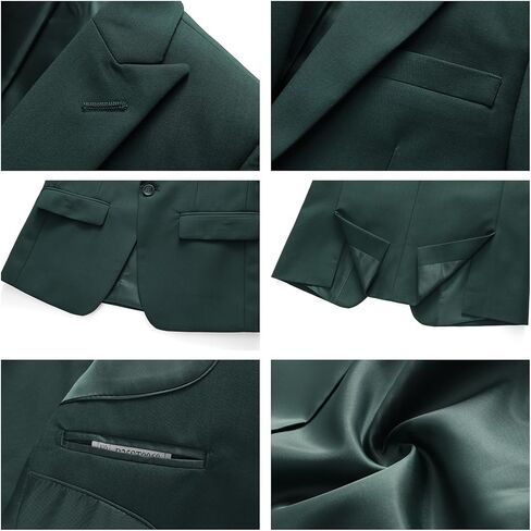 TRONSTORE Boys Slim Fit Suit 5 Pieces Ring Bearer Outfit for Kids Teen Tuxedo Suit Set for Wedding Party in Saudi Arabia