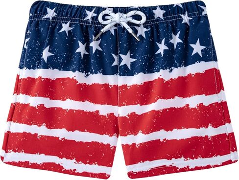 BRISIRA Boys Swim Trunks Bathing Suit with Mesh Liner Quick Dry Youth Teen Swim Shorts Kids Swimsuit UPF 50+ 5t-16Y in Kuwait
