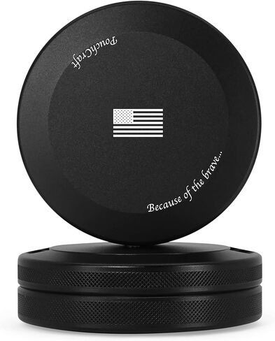 Metal Pouch Can | Metal Container | Slim EDC Pocket Tin | Airtight & Moisture-Resistant Storage | Compact Daily Organizer | Pill Case & Travel Tin | Gift for Dad | (The Banner, Black) in Saudi Arabia
