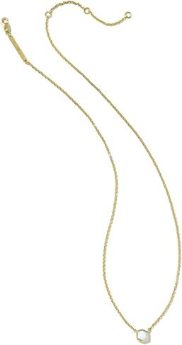 Kendra Scott Davie Pendant Necklace, 18k Gold Vermeil, Opal in Saudi Arabia