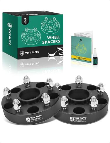 YHTAUTO 5x5 Wheel Spacers 1.5 Inch Fits 08-20 Dodge Journey & 99-18 Jeep JK WK WJ XK, 99-10 Grand Cherokee, 07-18 Wrangler, Commander 5x127 Hub Centric 5 Lug Tire Spacers, 1/2"-20 Studs, 71.5mm Bore in Saudi Arabia