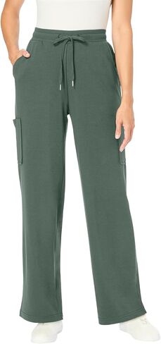 Woman Within Plus Size Petite Knit Pull-On Drawstring Cargo Pants in Saudi Arabia