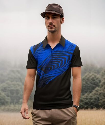 Men's Golf Polo Shirts Shortsleeve Casual T-Shirts in Saudi Arabia
