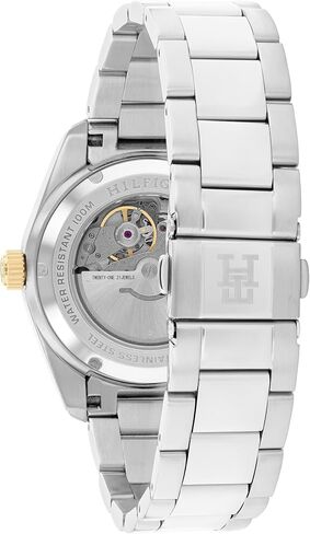 Tommy Hilfiger TH85 Men's Watch - Japanese Automatic Movement on Stainless Steel Bracelet - 10 ATM Water Resistance - Gift for Him - Premium Fashion Timepiece for All Occasions - 40mm in Saudi Arabia