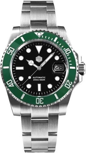 San Martin Men Watch SN0017G-D, 40 mm 20 Bar Diver Watch PT5000 Automatic Mechanical Luxury Diving Waterproof Wrist Watch in Saudi Arabia