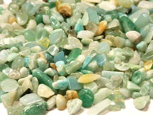 Perlin Rose Quartz Gemstone Beads Tumbled Stone 4~8 mm Chips Without Hole 500 Pieces Rose Quartz Gemstones Semi-Precious Stone Jewellery Beads Gemstone for Decoration, Chakra, Meditation in Saudi Arabia