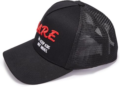 PJGINUIUA Embroidered Trucker Hat Black Baseball Cap Adjustable Mesh Dad Hats for Men Women in Saudi Arabia
