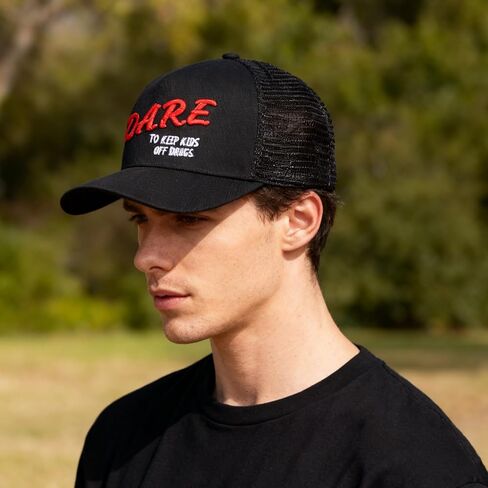 PJGINUIUA Embroidered Trucker Hat Black Baseball Cap Adjustable Mesh Dad Hats for Men Women in Saudi Arabia