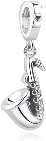 Nbsameng S925 Sterling Silver Charms Bead Compatible for Pandora Bracelets and Necklaces, DIY Jewelry for Women, Treble Clef for adults only in Kuwait