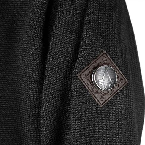 Musterbrand Assassin's Creed Women Knit Cardigan Fairfax Black S in Saudi Arabia