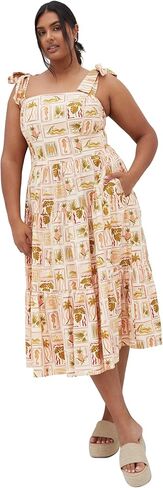City Chic Women's Plus Size Dress - Leila Tropics in Saudi Arabia