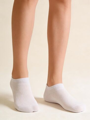 10-Pack Ankle Socks for Men and Women,Semi-Mesh Breathable Comfor No-Show Athletic Socks,White/Black/Gray Assortment in Saudi Arabia