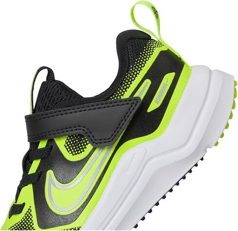 Nike Little Kid's Cosmic Runner Road Running Shoes Black/Wolf Grey-Volt, 2Y in Saudi Arabia