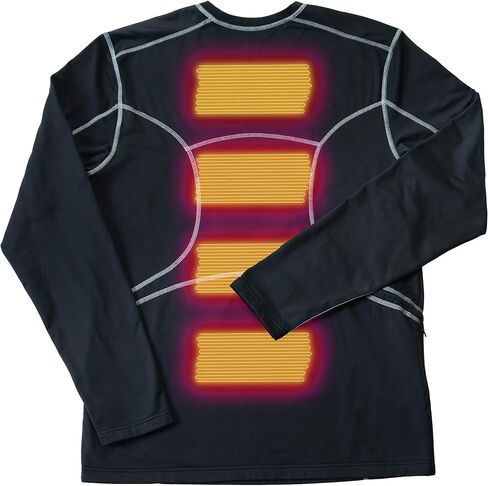 قميص فولت 7 فولت ذو طبقة أساسية طويلة الأكمام - ملابس داخلية حرارية طويلة الأكمام - قميص داخلي ساخن للرجال والنساء in Kuwait