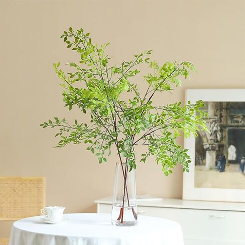 كلونج فو الخضرة ينبع فروع اصطناعية للمزهرية وهمية الربيع ينبع النبات ينبع الزهور زهرية للزينة (3 قطع) in Kuwait