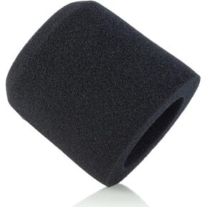 LEFXMOPHY MV7 Windscreen，Mic Foam Cover Replacement for Shure MV7 MV7X Microphone Pop Filter, Blue Wind Muff
