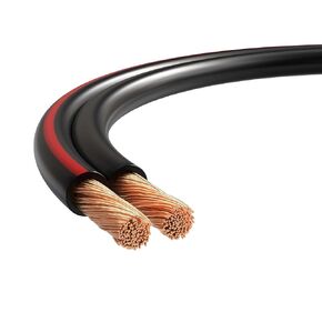 Cables Direct Online Speaker Cable 500FT 14AWG 2 Conductors (14/2) CL3 Rated CCA (Copper Clad Aluminum) Black Jacket Compatible with Low Voltage LED Wire, Car Audio, Home Theater