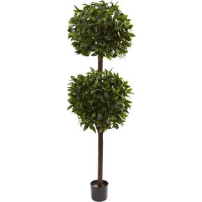 Nearly Natural 6ft. Sweet Bay Double Ball Topiary