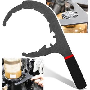 sixcow 61090 Diesel Fuel Filter Wrench for 5" Davco Diesel Pro 230, 232, 233, 234, 242, 243, Shop Pro ST, Class 4 5 6 Truck, Pickup Truck, Fuel Flow Rate up to 60 GPH, Oil Filter Removal Tool