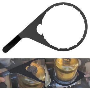 380134 382 6" Inner Fuel Filter Collar/Vent Cap Wrench Metal Plastic Coated Handle Easy Grip fit for Detroit Diesel Truck Engines for Cummins Engines