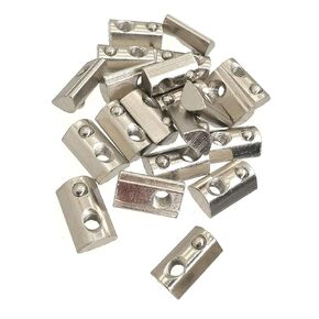YVSPTIK 2020 Series M5 T Slot Nuts Roll-in Spring Ball Loaded Elastic Nuts 20 Pack Carbon Steel for 2020 Series Aluminum Extrusion Profile Rail with 6mm Slot for 3D Printer