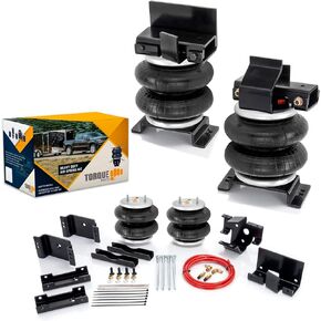 TORQUE Airbag Air Bag Suspension Kit for 2014-2023 Dodge Ram 2500 2WD 4WD Rear Helper Bag Spring Towing 5000 lbs (Replaces Firestone Ride Rite 2598) (TR2598)