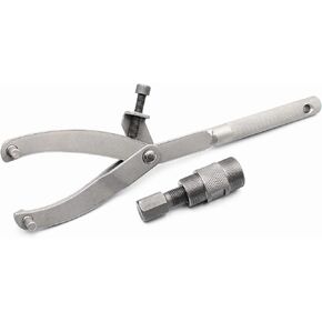 Adjustable Motorcycle Fly Wheel Clutch Hub Rotor Sprockets Spanner Wrench Tool And 24mm&27mm Magneto Flywheel Puller
