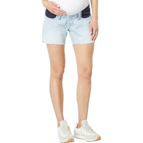 Madewell Maternity Relaxed Denim Shorts in Essen Wash