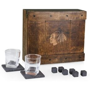 PICNIC TIME NHL Unisex-Adult NHL Whiskey Box Gift Set