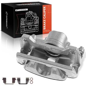 A-Premium Disc Brake Caliper Assembly with Bracket Compatible with Select Acura and Honda Models - Civic 2006-2011 - Front Passenger Side; RSX 2002-2006, S2000 2000-2009 - Front Driver Side