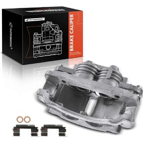 A-Premium Disc Brake Caliper Assembly with Bracket Compatible with Select Ford Models - For Mustang, 1999 2000 2001 2002, 3.8L 4.6L - Front Left Driver Side