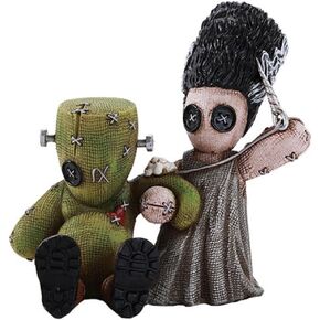 Pacific Giftware 4.5 Inches Pinhead Monster Frankenstein and Bride Love Sewing Doll