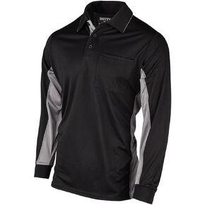 قميص Smitty USA-313 Major League Style Umpire بأكمام طويلة مع لوحات جانبية - صُنع في الولايات المتحدة الأمريكية