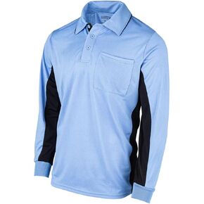 Smitty USA-313 Major League Style Umpire Long Sleeve Shirt with Side Panels - Made in USA