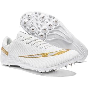 CNNBG Men's Track Spikes Shoes Lightweight Professional Running Racing Jumping Sprint Shoe
