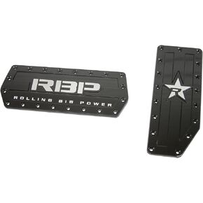 RBP RBP-4132ZR Black Aluminum Automatic Gas Brake Pedal Pads Cover for SUV & Truck