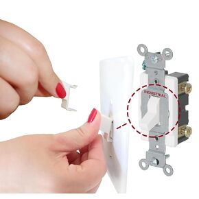 Toggle Shield - صناعي (9 عبوات، شفاف) | لا توجد أدوات مطلوبة | سهل التركيب والإزالة | مفتاح ضوء مقاوم للطفل | قفل تبديل التبديل في وضع التشغيل أو الإيقاف | غطاء حماية لمفتاح الإضاءة