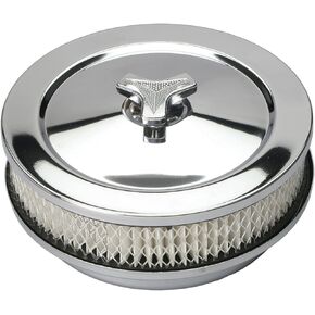 Trans-Dapt 2292 Chrome 6 3/8" Muscle Car Style Air Cleaner Set