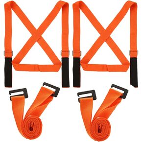2PCS Moving Straps,2-Person Shoulder Lifting and Moving System for Appliances, Adjustable Shoulder Lifting Durable Lifting Strap for Move,Lift,Carry,Secure Furniture,Mattresses, 800lbs